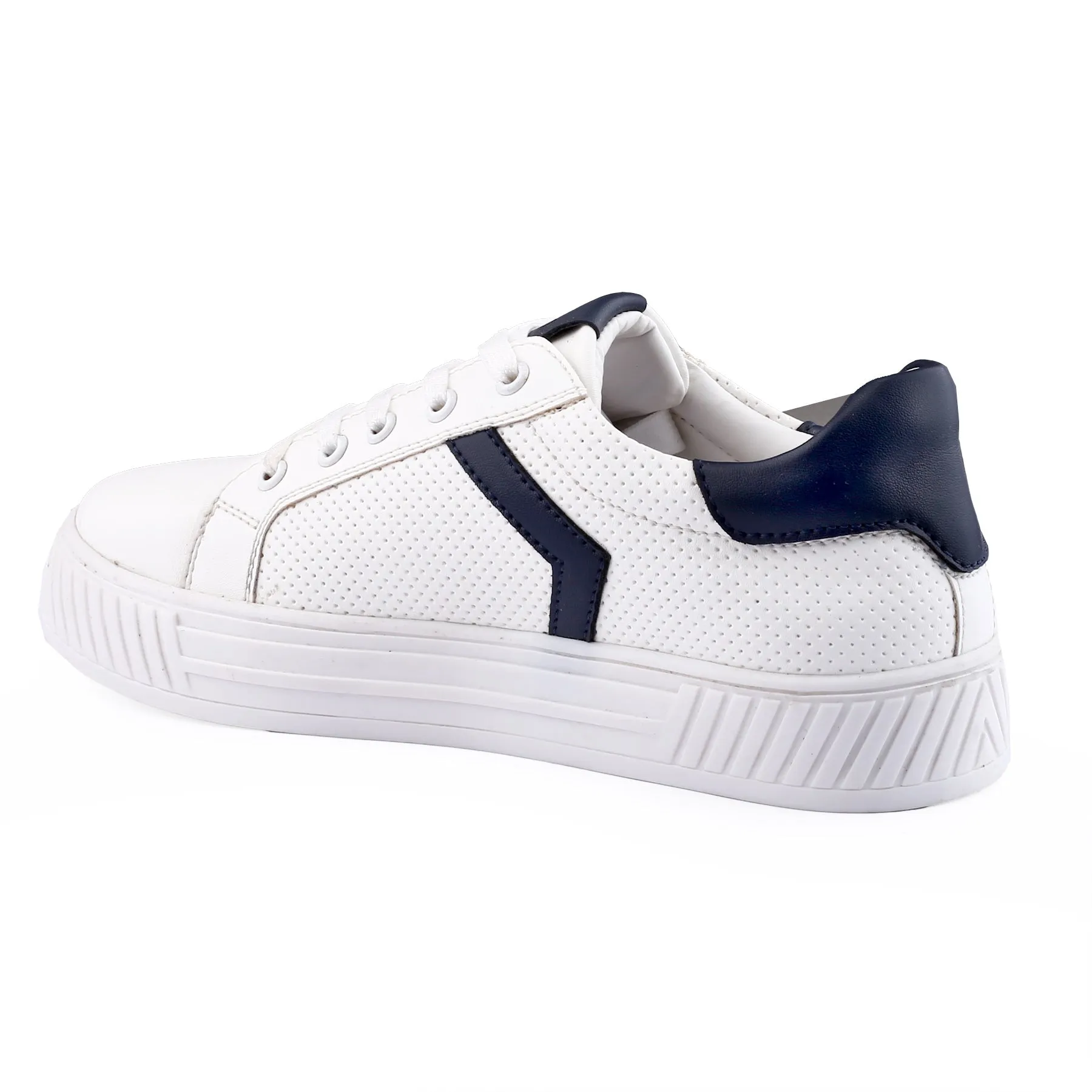 Women's Faux Leather Stylish And Fashionable Sneakers