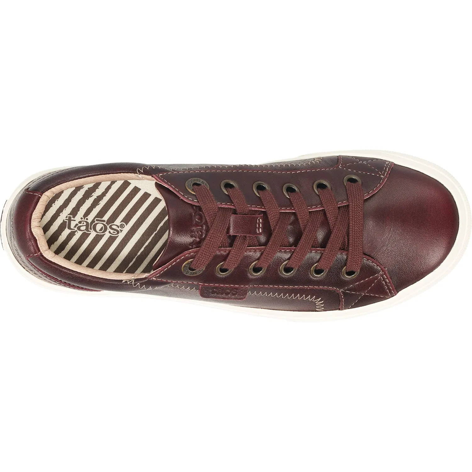 Women's Taos Plim Soul Lux Merlot Leather