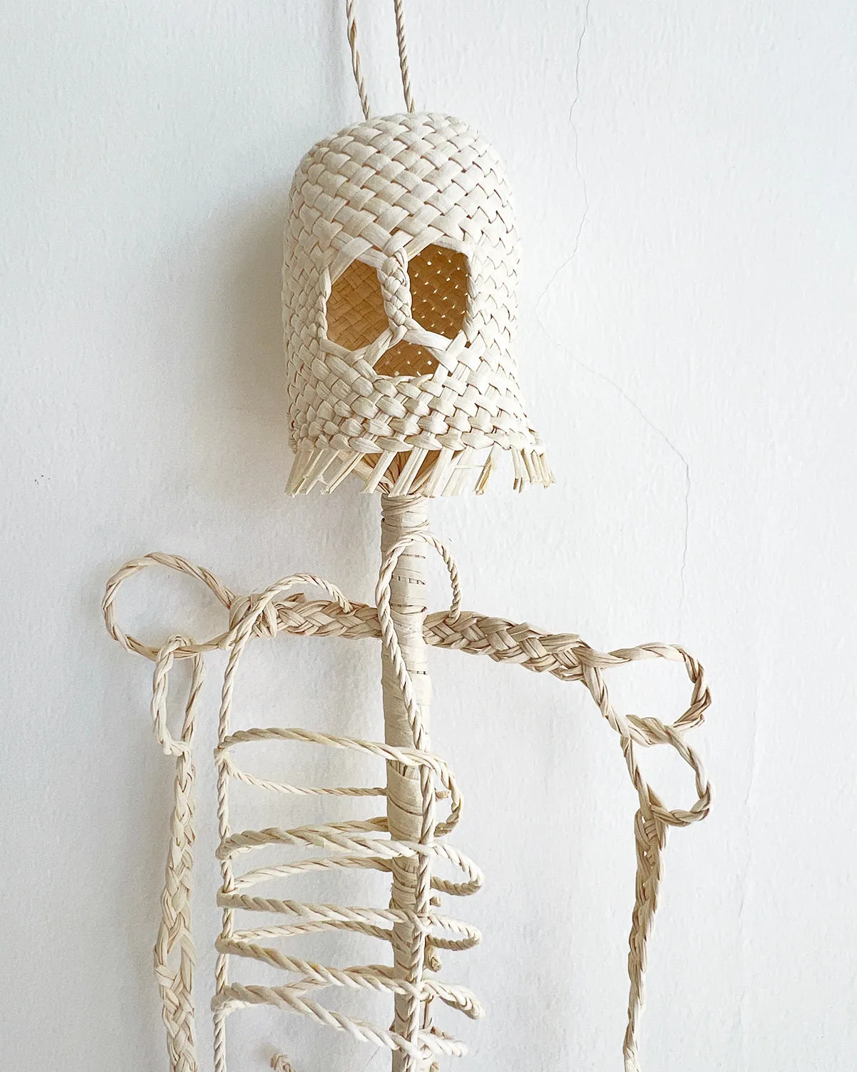 Woven Palm Skeleton Decorations