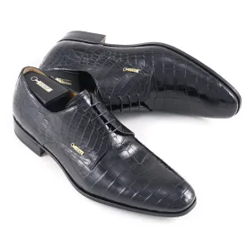 Zilli Black Full Crocodile Derby